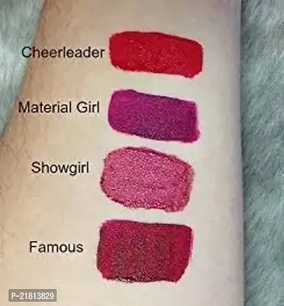 Liquid Matte Minis Lipstick Red Edition, Pack of 4 (Multicolor-thumb3