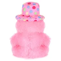Pink Soft Toy30cm, 15cm Teddy Bear Cute Cap Style Gifts for Kids  Girls Pack of 3 Multi-Color-thumb3