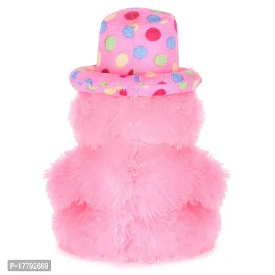 Pink Soft Toy30cm, 15cm Teddy Bear Cute Cap Style Gifts for Kids  Girls Pack of 3 Multi-Color-thumb4