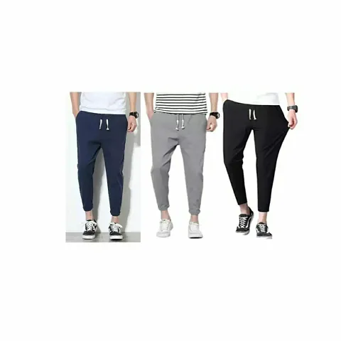 Men's Stylish Royal Dry Fit Jogger Lower Track Pants for Gym, Running, Athletic, Casual Wear for Men pack of 3