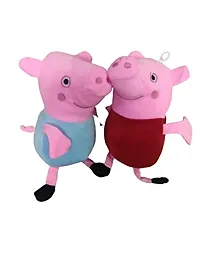 Trisav Pipa Pig and George Pig Soft Toys for Kids (Set of 2). 37cm Each-thumb1