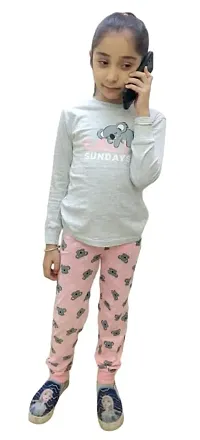 Trisav Hosiery Cotton Full Sleeves Night Suit/ Pajama Set for Girls and Boys.