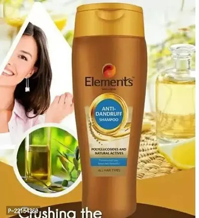 Elements Anti Dandruff Shampoo   For Shiny and Healthy Hair   200 ml