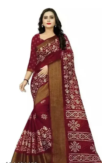  Cotton Saree with Blouse piece 