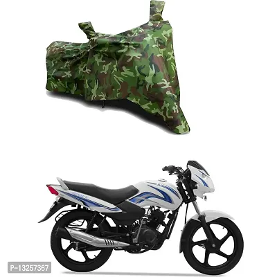 GLAMND-100% Dustproof Bike Scooty Two Wheeler Body Cover Compatible For TVS Sport Water Resistance  Waterproof UV Protection Indor Outdor Parking With All Varients[Militry GMJ]