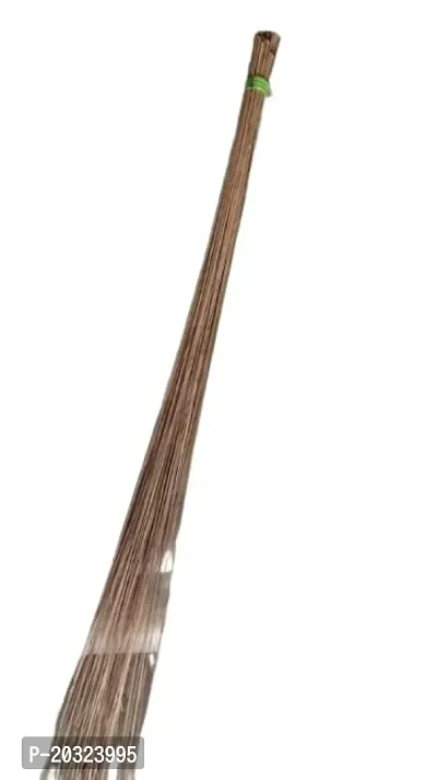 Broom Stick for Home Cleaning Combo - 1 Hard and 1 Soft Brooms (Pack of 2, Medium Size, Multicolor)-thumb0