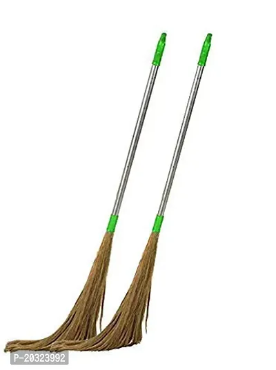 Phool Jhadu Sweeps All Type of Floors Housekeeping and Cleaning Supplies Product for House and Office (Color-Random) (Pack of 2)-thumb0