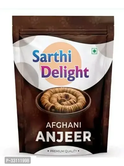 SARTHIDELIGHT  Afghani Anjeer -100g Dried Figs Natural, Rich in Iron, Fibre  Vitamins Fig  Dry Fruitpack of 1