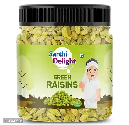 Green Raisins (Munakka)- 250gm | 100% Fresh  Natural Kishmish Dry Fruits | Amazing Quality Seedless Kismis | Nutritious, Rich in Iron  Vitamin B Pack 1