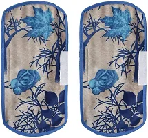 Fancy Refrigerator Cover(Width: 53 Cm, Blue)-thumb3