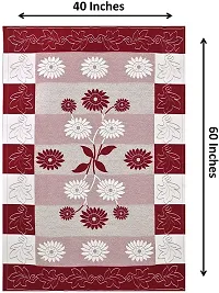 Fancy Floral 4 Seater Table Cover(Multicolor-02, Cotton)-thumb2