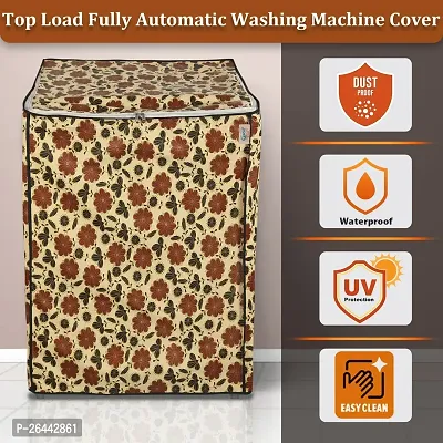 Fancy Top Loading Washing Machine Cover(Width: 61 Cm, Yellow And Red)-thumb4