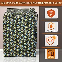 Fancy Top Loading Washing Machine Cover(Width: 61 Cm, Green)-thumb2