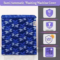 Fancy Semi-Automatic Washing Machine Cover(Width: 54 Cm, Blue)-thumb3