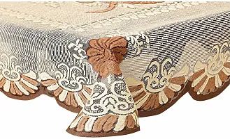 Fancy Embroidered 4 Seater Table Cover(Multicolor-01, Cotton)-thumb2