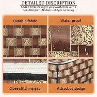 Fancy Semi-Automatic Washing Machine Cover(Width: 81 Cm, Brown)-thumb1