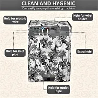 Fancy Top Loading Washing Machine Cover(Width: 58 Cm, Grey)-thumb2