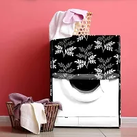 Fancy Front Loading Washing Machine Cover(Width: 58 Cm, Black)-thumb1