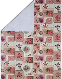 Fancy Floral 6 Seater Table Cover(Pink, Pvc)-thumb3