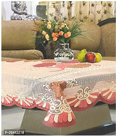 Fancy Embroidered 4 Seater Table Cover(Multicolor, Cotton)-thumb3