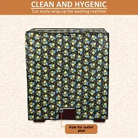 Fancy Semi-Automatic Washing Machine Cover(Width: 81 Cm, Green)-thumb1