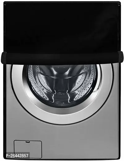 Fancy Front Loading Washing Machine Cover(Width: 60.9 Cm, Black)-thumb4