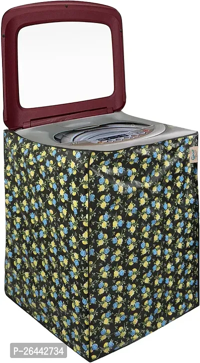 Fancy Top Loading Washing Machine Cover(Width: 61 Cm, Green)-thumb0