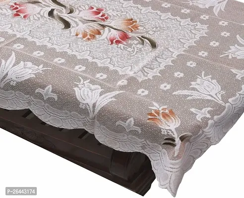 Fancy Floral 4 Seater Table Cover(Multicolor, Cotton)-thumb2