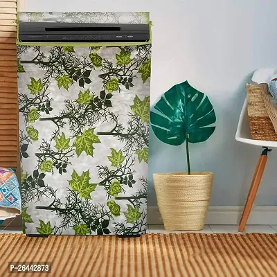 Fancy Top Loading Washing Machine Cover(Width: 58 Cm, Green)-thumb3