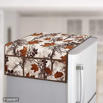 Fancy Semi-Automatic Washing Machine Cover(Width: 54 Cm, Brown)-thumb3