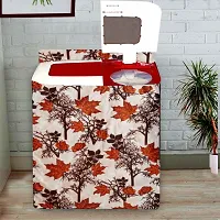 Fancy Semi-Automatic Washing Machine Cover(Width: 54 Cm, Brown)-thumb1