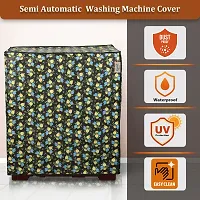 Fancy Semi-Automatic Washing Machine Cover(Width: 81 Cm, Green)-thumb3