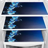 Fancy Refrigerator Cover(Width: 55 Cm, Blue)-thumb2