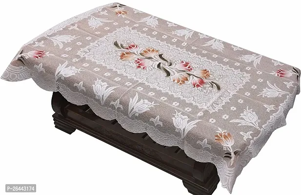 Fancy Floral 4 Seater Table Cover(Multicolor, Cotton)-thumb0