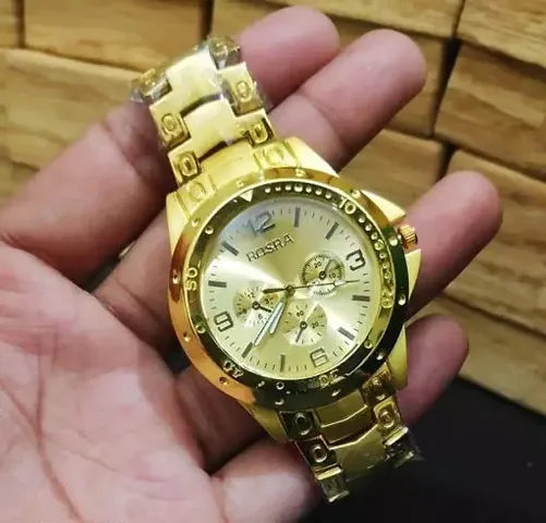 gold Rosra watch