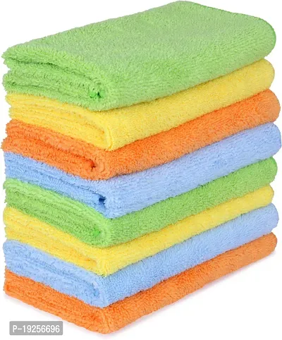 Premium Quality Microfiber Vehicle Washing Cloth Pack Of 8-thumb0