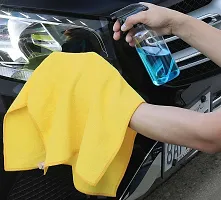 Premium Quality Microfiber Vehicle Washing Cloth 40cmx40cm Pack Of 6-thumb1