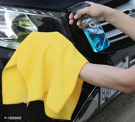 Premium Quality Microfiber Vehicle Washing Cloth 40cmx40cm Pack Of 6-thumb2