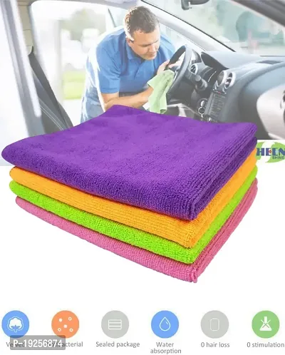 Premium Quality Microfiber Vehicle Washing Cloth Pack Of 14-thumb5