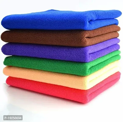 Premium Quality Microfiber Vehicle Washing Cloth Pack Of 6, 280 GSM