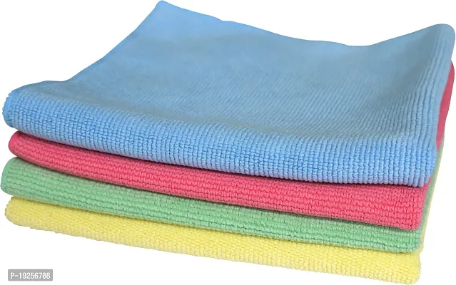 Premium Quality Microfiber Vehicle Washing Cloth Pack Of 4-thumb0