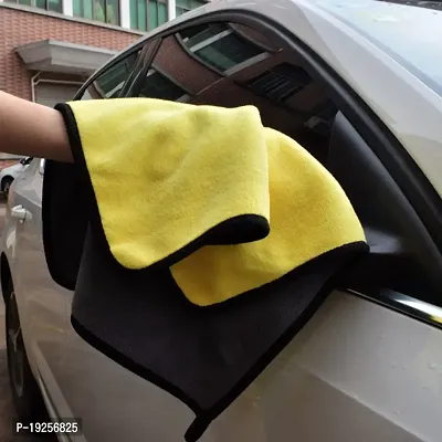 Premium Quality Microfiber Vehicle Washing Cloth Pack Of 2, 800 GSM-thumb2