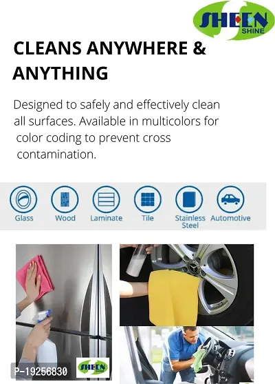 Premium Quality Shine Microfiber Vehicle Washing Cloth Pack Of 3-thumb3