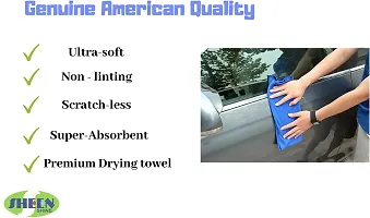 Premium Quality Microfiber Vehicle Washing Cloth Pack Of 3-thumb2