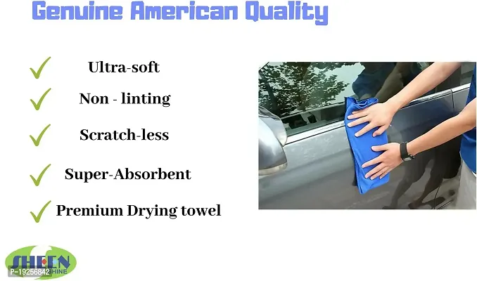 Premium Quality Microfiber Vehicle Washing Cloth Pack Of 3-thumb3