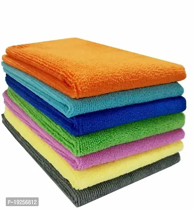 Premium Quality Microfiber Vehicle Washing Cloth Pack Of 7