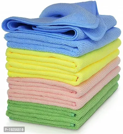 Premium Quality Microfiber Vehicle Washing Cloth Pack Of 8