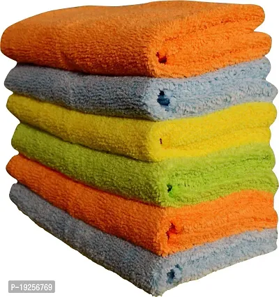 Premium Quality Microfiber Vehicle Washing Cloth Pack Of 6