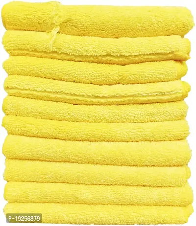 Premium Quality and Shine Irregular heavy duty low priced Microfiber Vehicle Washing Cloth Pack Of 10, 400 GSM