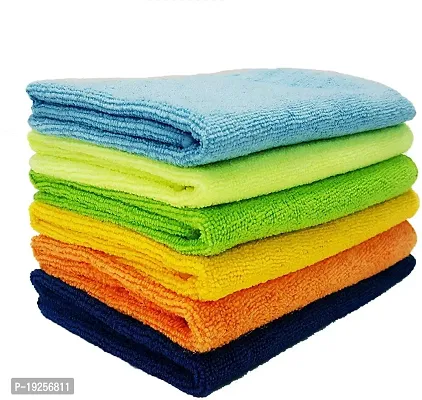 Premium Quality Microfiber Vehicle Washing Cloth Pack Of 6-thumb0